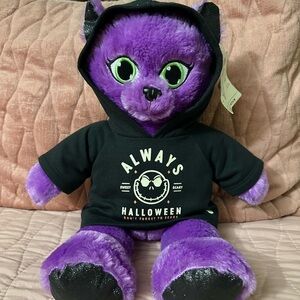 Build-A-Bear Purple Kitty Halloween Edition